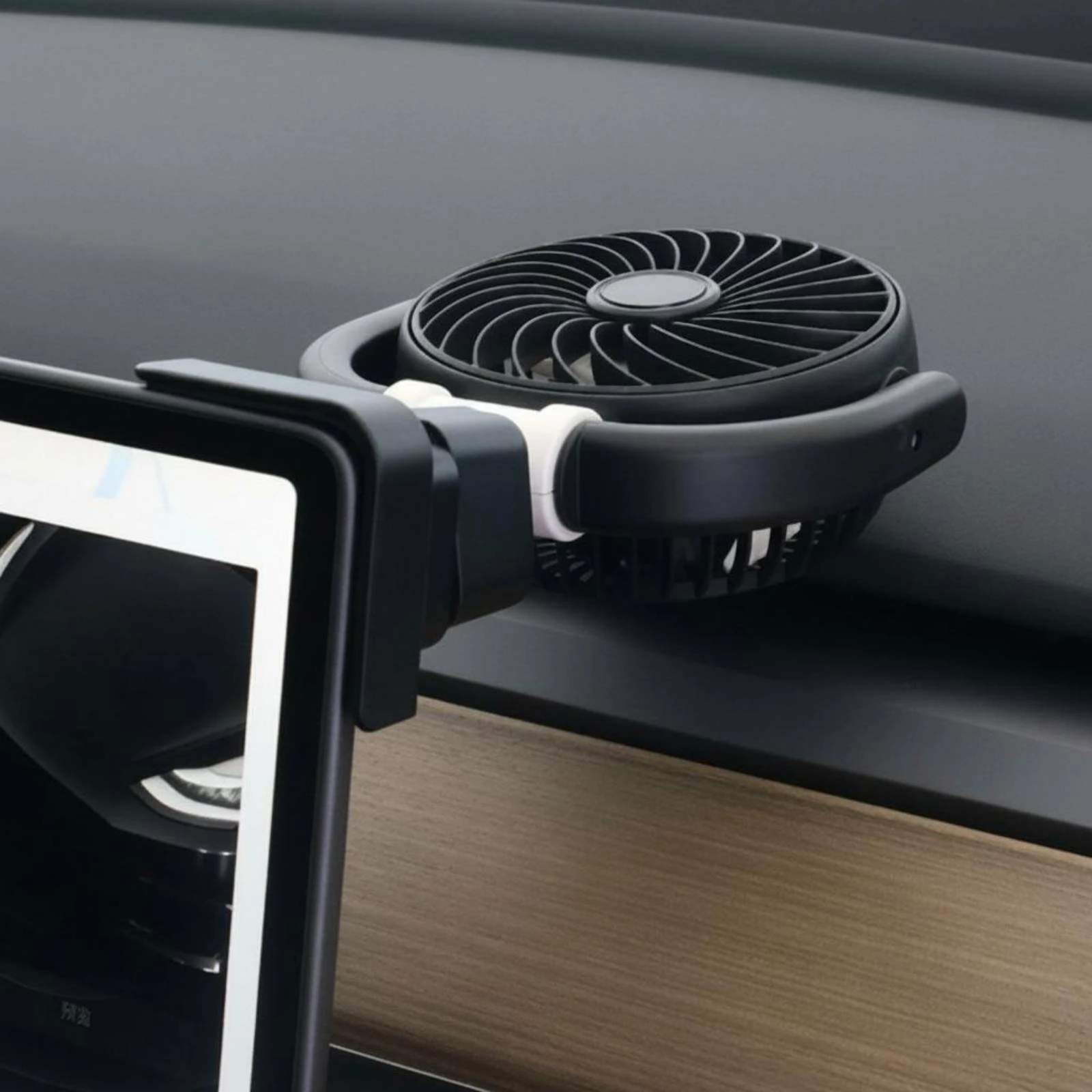 

Dashboard Fan Compact Mini USB Fan Personal Cooling Rotatable Ventilation Device Lightweight for Car Interior, Home Use