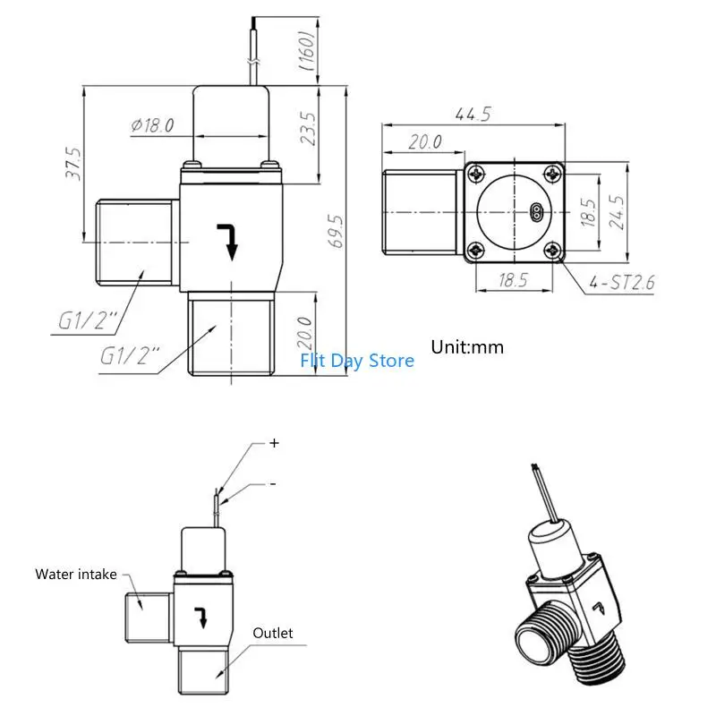 F92C High Stability Electric Solenoid for Valve Positive Open for Valve Negativ