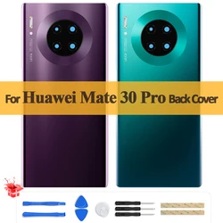 Original Back Cover For Huawei Mate 30 Pro Battery Cover Glass Rear Door Panel Housing With Camera Lens For Huawei Mate30Pro