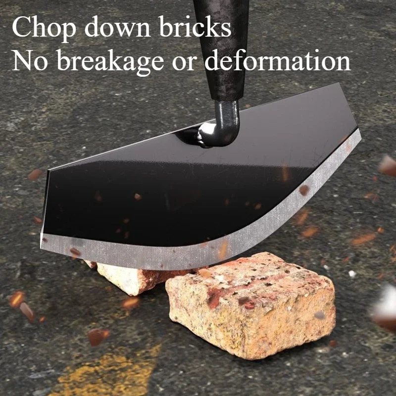 Grass Shoveling Artifact Household Grass Pushing Shovel Agricultural Small Hoe Grass Hoe  Shovel Menggang Weeding Tool 1pcs