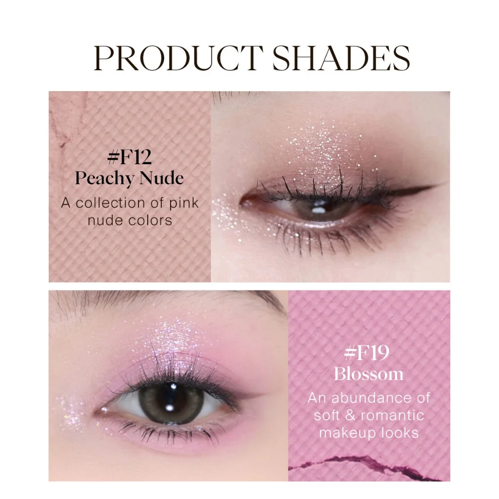 JOOCYEE 4 paleta kolorowych cieni do powiek matowy kolor wędzony codziennie przenośne kosmetyki do makijażu