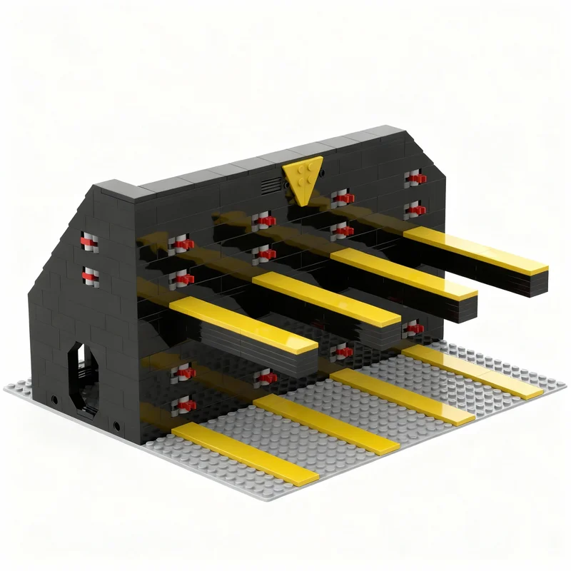 

531pcs MOC Blacktron Module Storage Base Space I Model Building Blocks Construction Toy Christmas Gifts DIY Creative Idea Brick