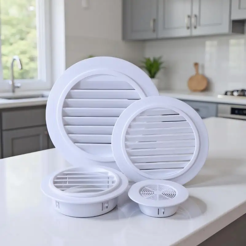 المطبخ الحمام تهوية الهواء استخراج صمام الشواية التيار المتناوب غطاء ثقب الغبار مانع جدار مجاري غطاء الزخرفية