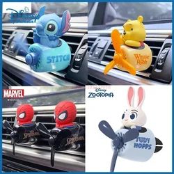 Marvel Spiderman Disney Stitch Car Air Freshener Perfume Diffuser Outlet Fragrance Cartoon Decor Auto Accessorie Gift Christmas