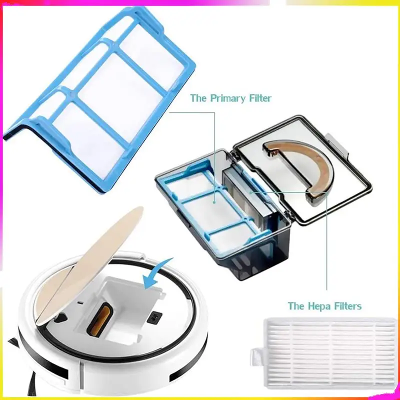 M04K Набор аксессуаров для ILIFE V3 V3S Pro V5 V5S Pro Основная боковая щетка Hepa-фильтр Запчасти для пылесоса Запасные части