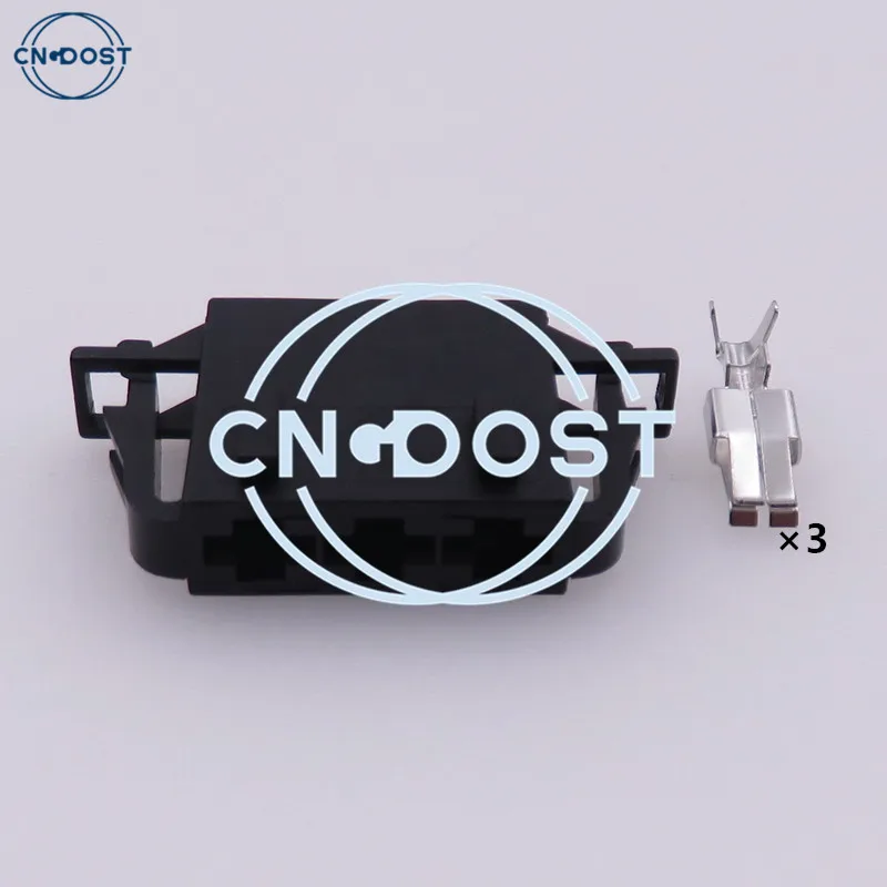 1 Set 3 Pin 6.3 Series Auto Blower Heater Wire Cable Connector AC Assembly For VW Tiguan Sagitar Magotan 1J0 972 753 1J0 972 763