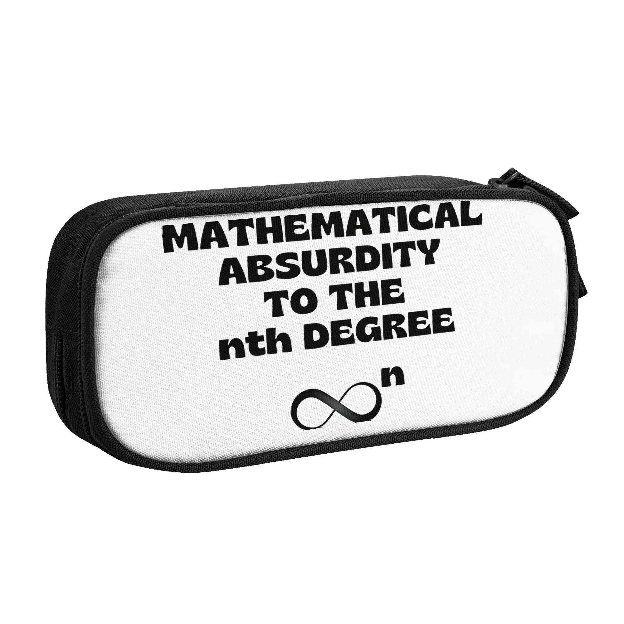 1 piece Stylish Amusing Absurdity Pencil Case Student Pen Bag Mathematics School Stationery Bag