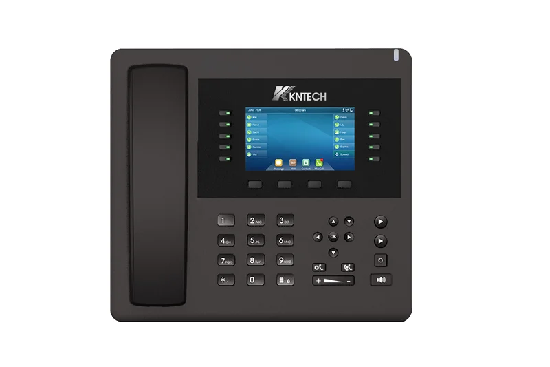 VOIP Desktop Telephone Low Cost HD Audio with EHS and POE Business Office Hotel sip ip phone