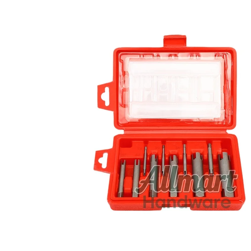 

Экстрактор сломанных метчиков, высокопрочный съемник метчиков с левой резьбой, ручной инструмент для извлечения сломанных метчиков и винтов