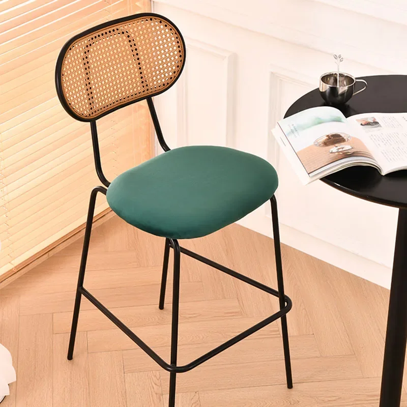 Minimalistische Keuken Eetkamerstoelen Lounge Eenvoudig Kunststof Metaal Moderne Ontbijtstoelen Buiten Cadeiras De Jantar Huismeubilair