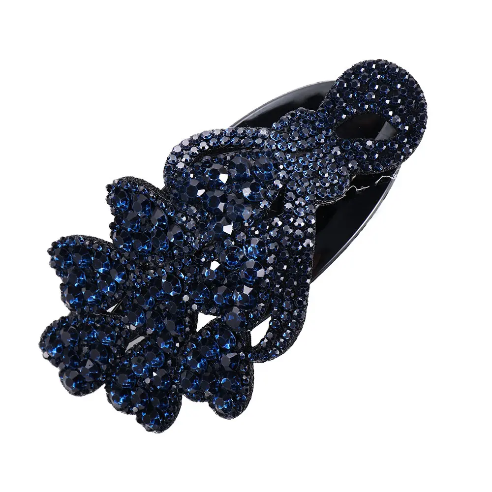 

Non-slip Retro Colorful Rhinestone Love Heart Temperament Duckbill Clip Hair Accessories Korean Style Hair Clip Women Hair Claw