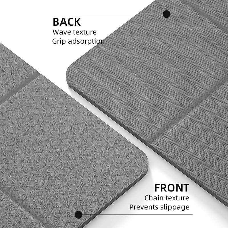 Automatic Rebound Yoga Mat Anti Slip Thick for Beginners Home Portable Foldable Exercise Pad for Sports Dance Fitness Gym Mat