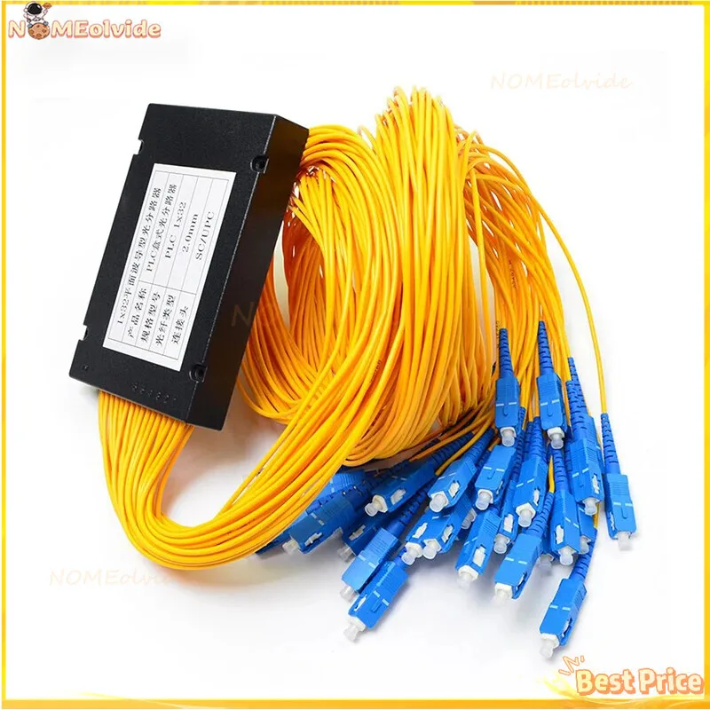 

SC U/APC 1x32 1M 2.0MM PLC Splitter Box FTTH Fiber Optic ABS Box 1*32 Planar Lightwave Circuit Splitter-Box