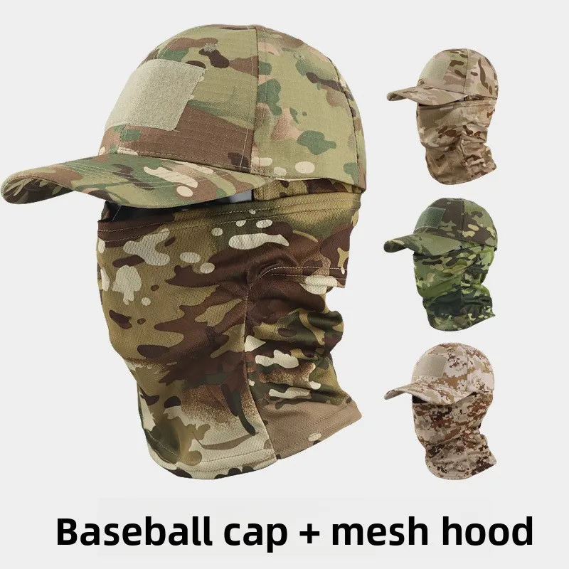 

Камуфляжная бейсболка, комплект головных уборов, уличная походная шапка, защита от солнца для рыбалки, дышащая солнцезащитная шляпа, быстросохнущая кепка в виде утконоса