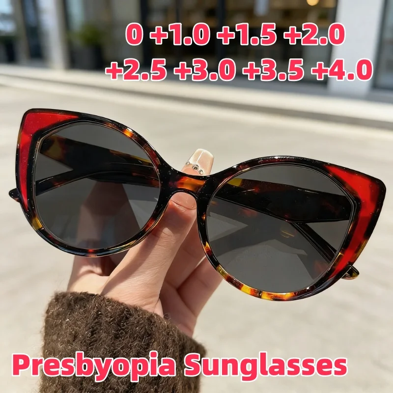 

Новые стильные двухцветные очки для чтения с защитой от синего света, серо-тонированные, с защитой от ультрафиолета, с диоптриями от 0 до +4.0