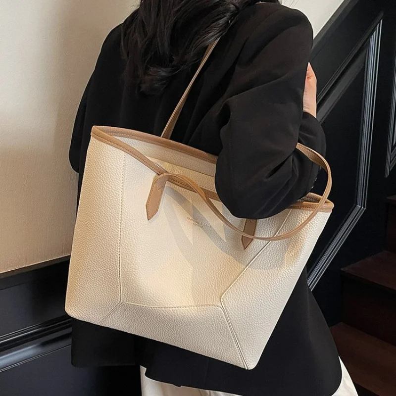 

Chic-elegant 2025 New Ladies Luxury Brand Leather Tote Bag Famous Designer Simple Popular Classic High-Quality​