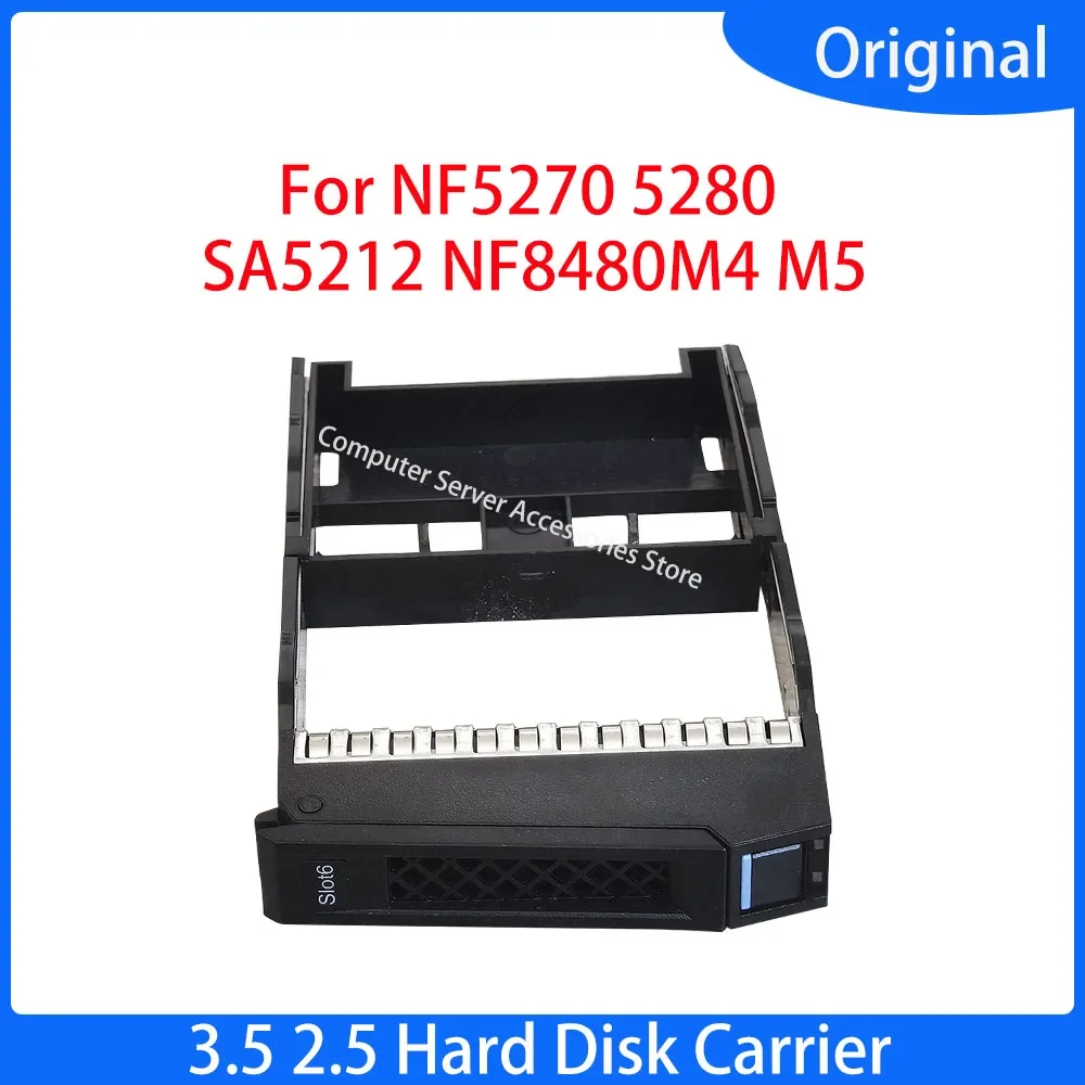 

Used 2.5" 3.5" HDD Hard Drive Tray Caddy Adapter Bracket for NF5270 NF5280 SA5212 NF8480 M4 M5 Server HDD Hard Disk Carrier