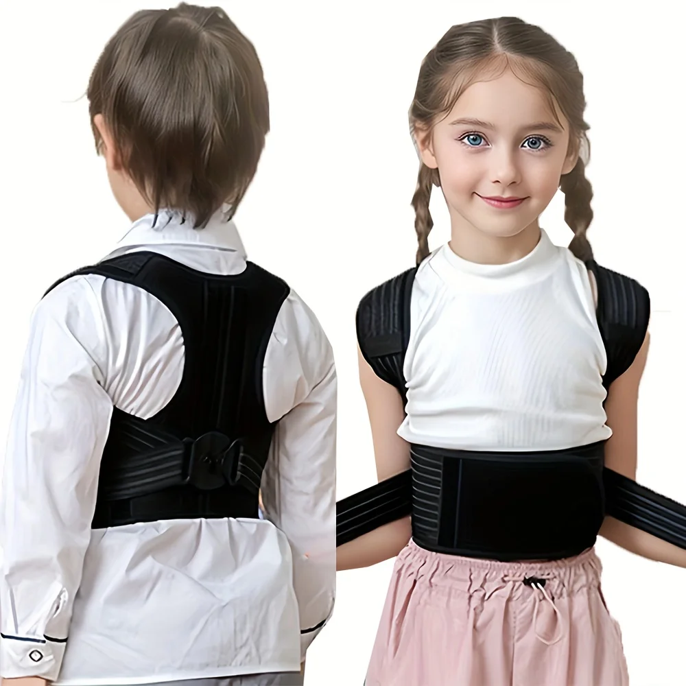 Posture Corrector Back Brace Anti-Hunchback Device Student Children Specialized Adolescent Back Correction Belt Home Wear