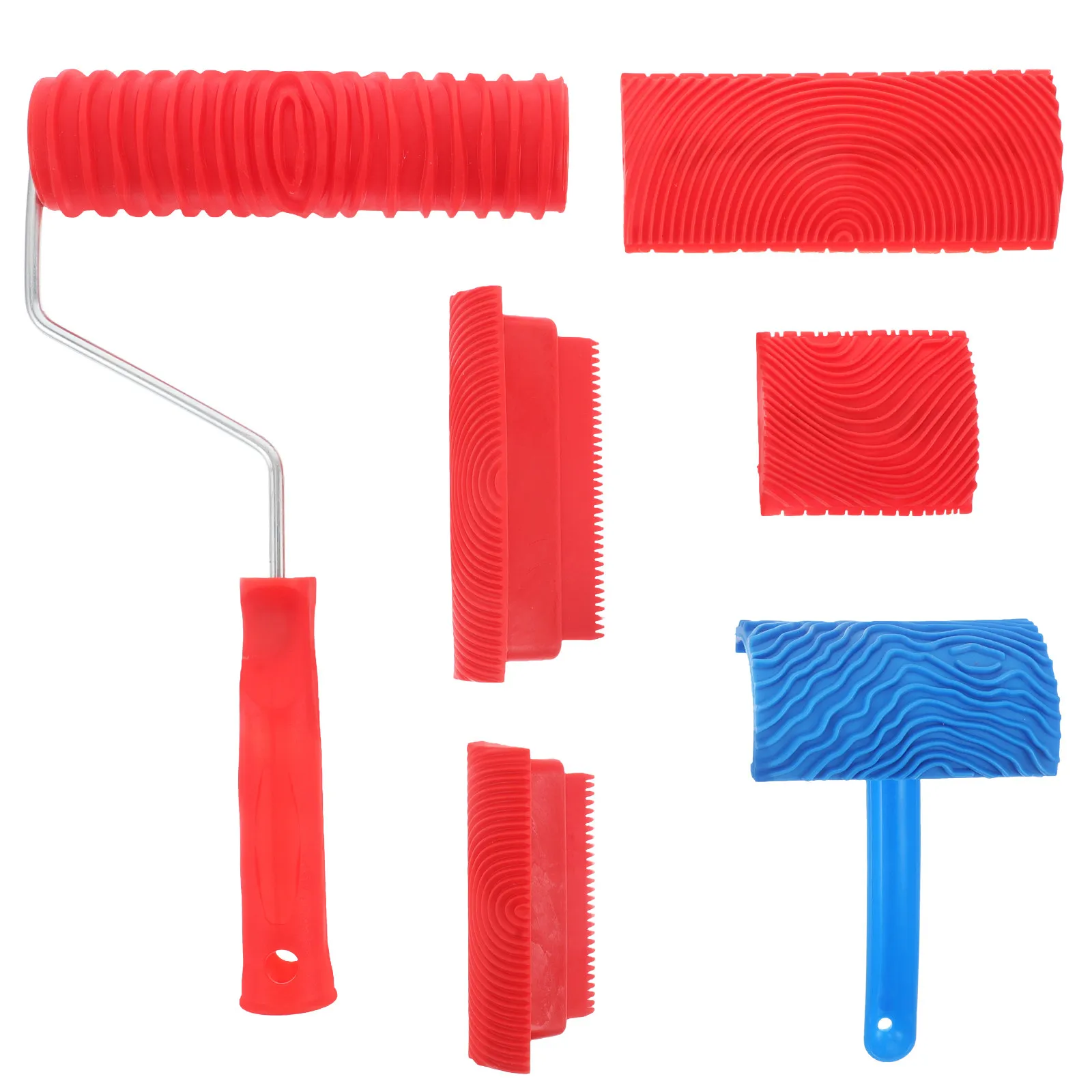Grain Roller Paint for Wall Decoration Wood Engraving Kit Natural Maker Tool Graining Look Like
