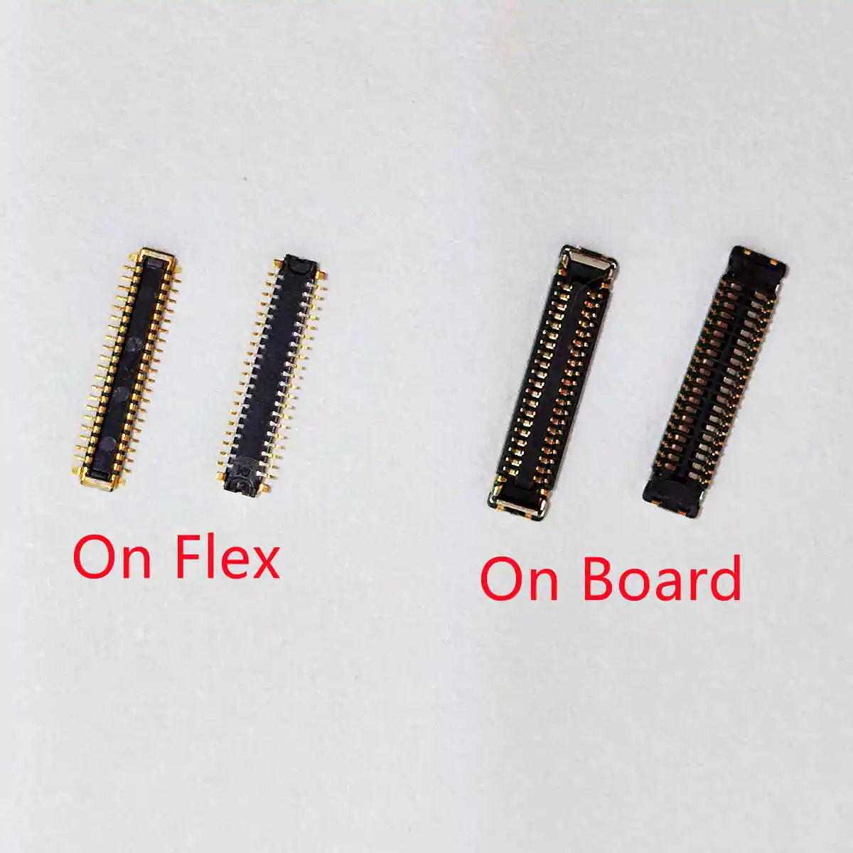 10pcs LCD Display FPC Connector On Board For OPPO A15/A15S/REALME C11/C12/C15/NARZA 20/NARZO 30 Screen Plug 40pin