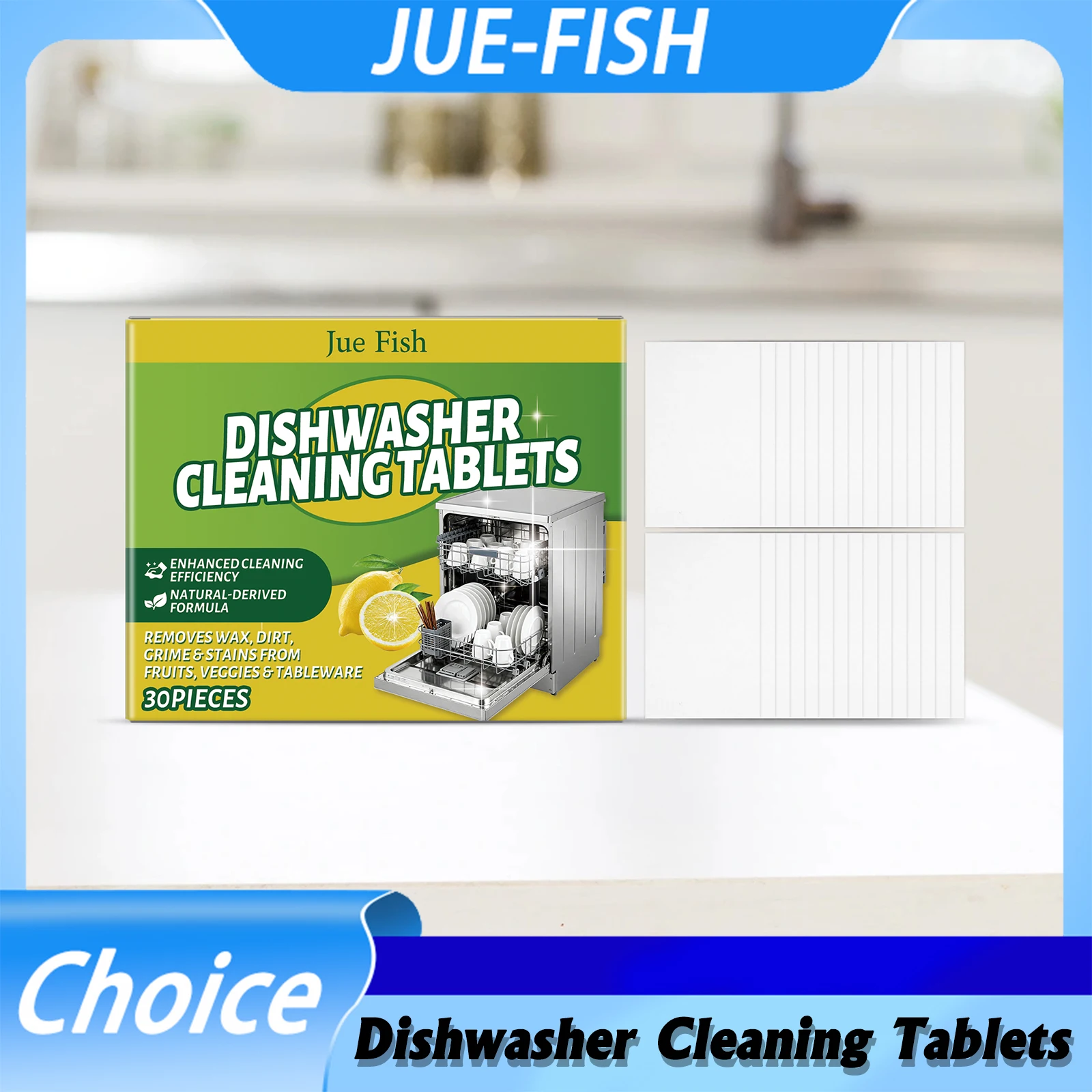 Dishwasher Cleaning Tablets Quickly Decompose Oil Stains Improve Cleaning Efficiency Eliminate Odors Dishwasher Cleaning Agents