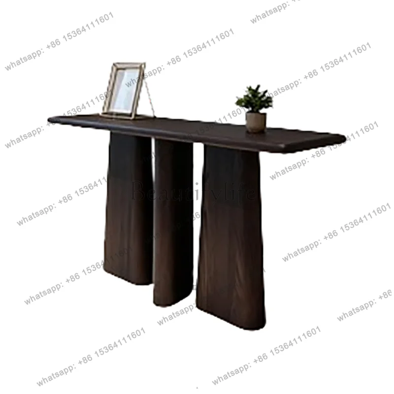 Italian Minimalist Console Table Classic Aesthetic Modern Trendy Console Table Decorate Uniquely Bureau Furniture Living Room
