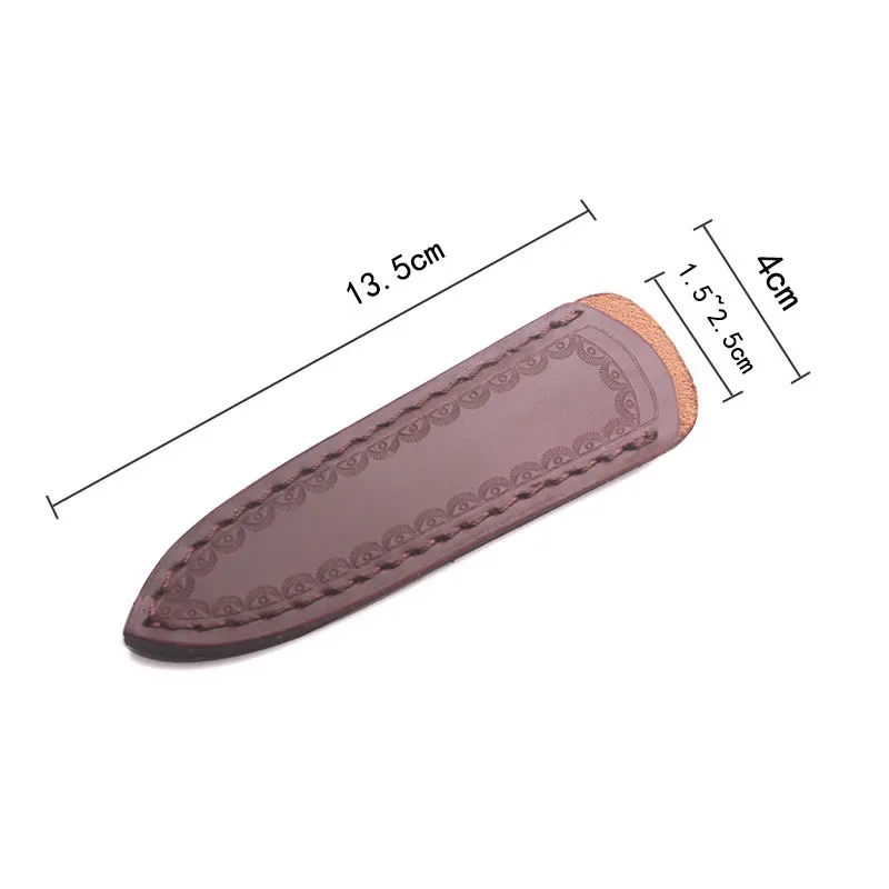 Swayboo-Funda de cuero de vaca para cuchillo, juego de herramientas para cimitar incienso