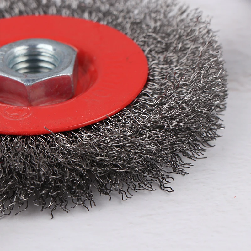 

3/4 дюйма 75/100 мм M14 стальная проволока, чашечная щетка, мощный вращающийся инструмент для удаления краски, витое стальное проволоко, абразивная угловая шлифовальная машина