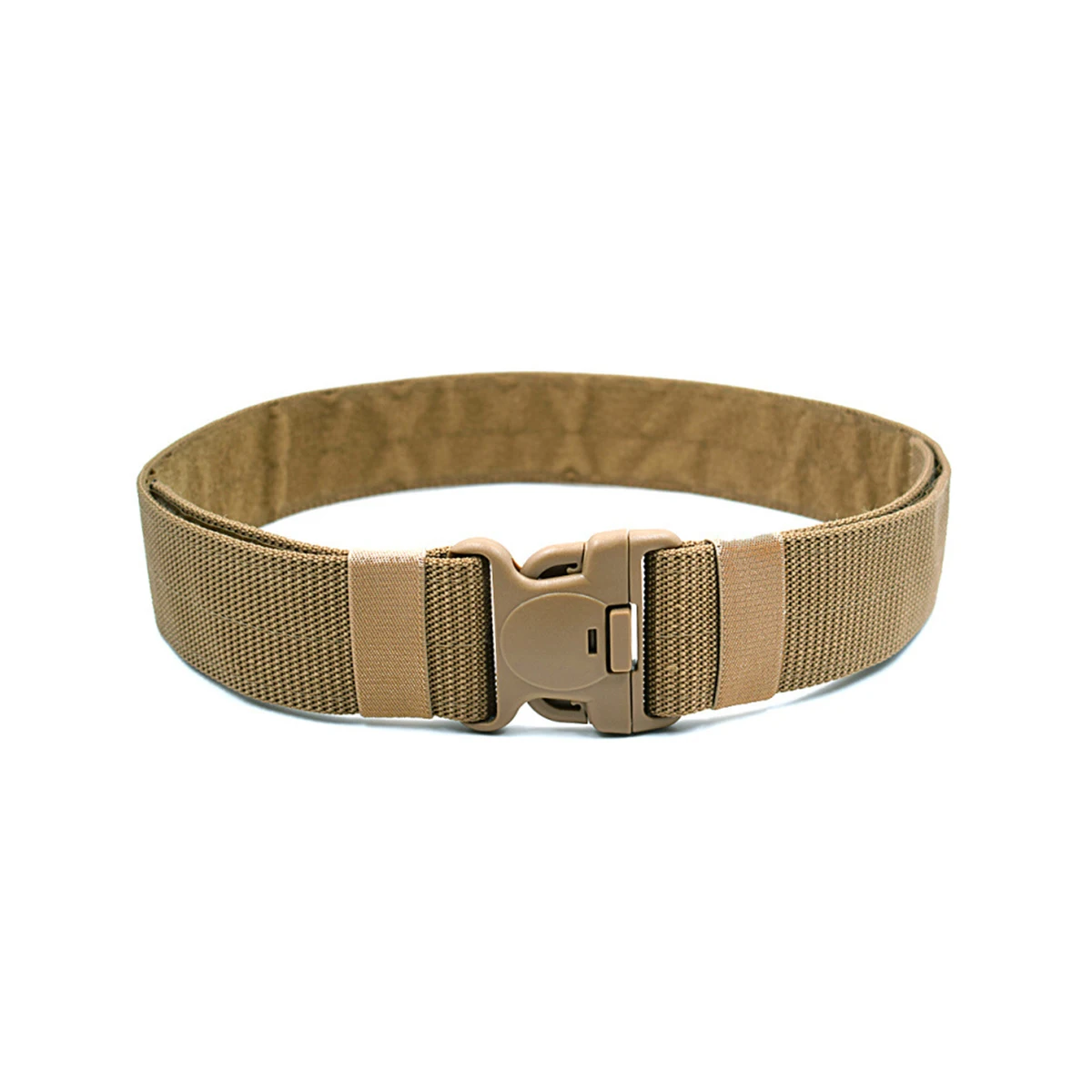 

Multifunctional Tactical Belt Durable Soft Cloth Quick Release Plastic Buckle Outdoor Sports Adjustable Length Stylish Practical