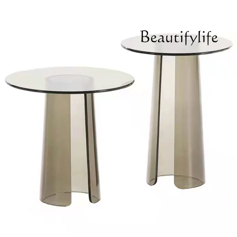 Simple Size Combined Tea Table Light Luxury Acrylic Height Combined Tea Table Modern Simple and Fashionable Art Side Table