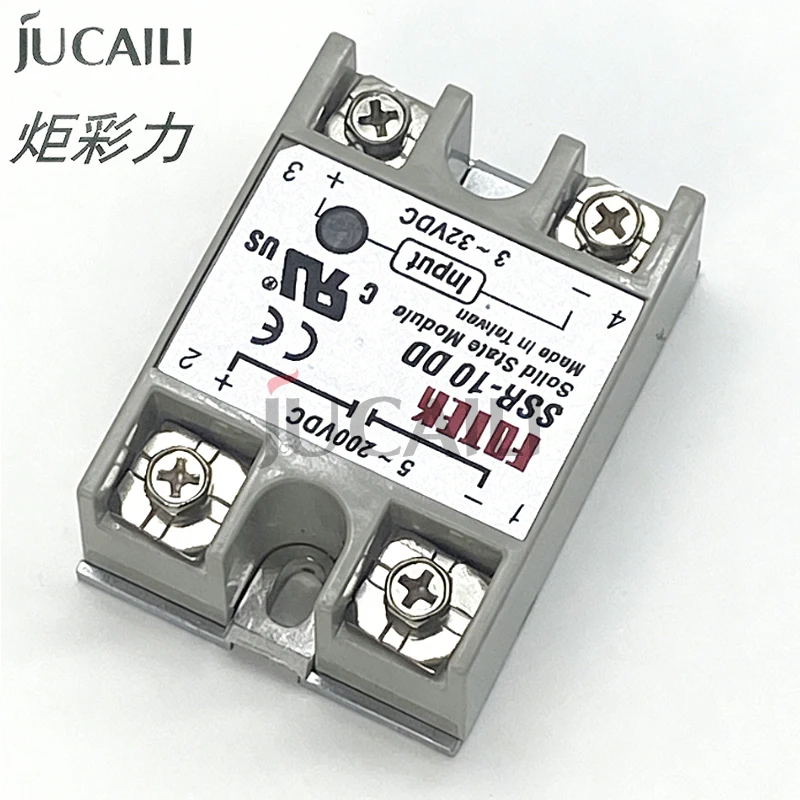 Jucaili printer SSR-10DD/25DD/30DD/40DD power supply relay for large format printer Electronic relay