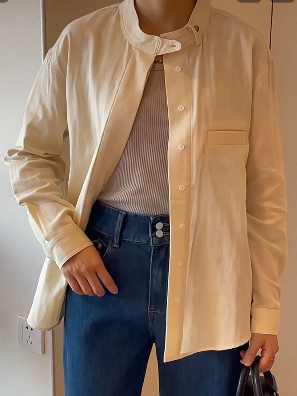 

Comfortable Cotton Long Velvet Elastic Casual irt Soft Youthful Versatile Small Collar Artistic Leisure Spring Faion Wome...