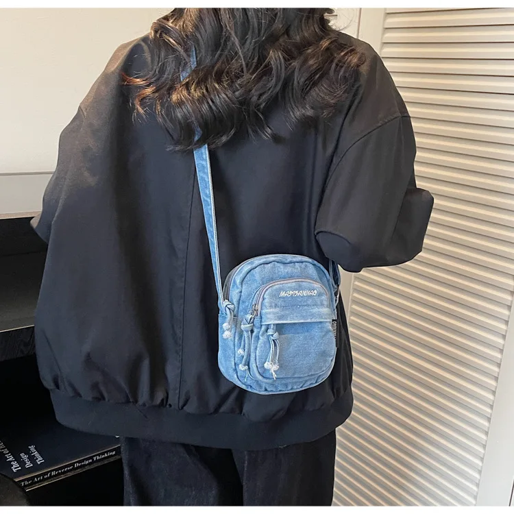 bolsa-crossbody-feminina-jeans-retro-duravel-mochila-pequena-lavavel-quadrada-com-varios-bolsos-desgastados-de-ombro-unico