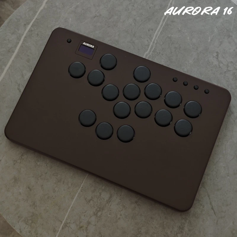 Aluminium Arcade Leverless Controller Street Fighter 6 Raspberry Pi Voor PC/Ps4/ps5/Stoom Hitbox vechten Controller