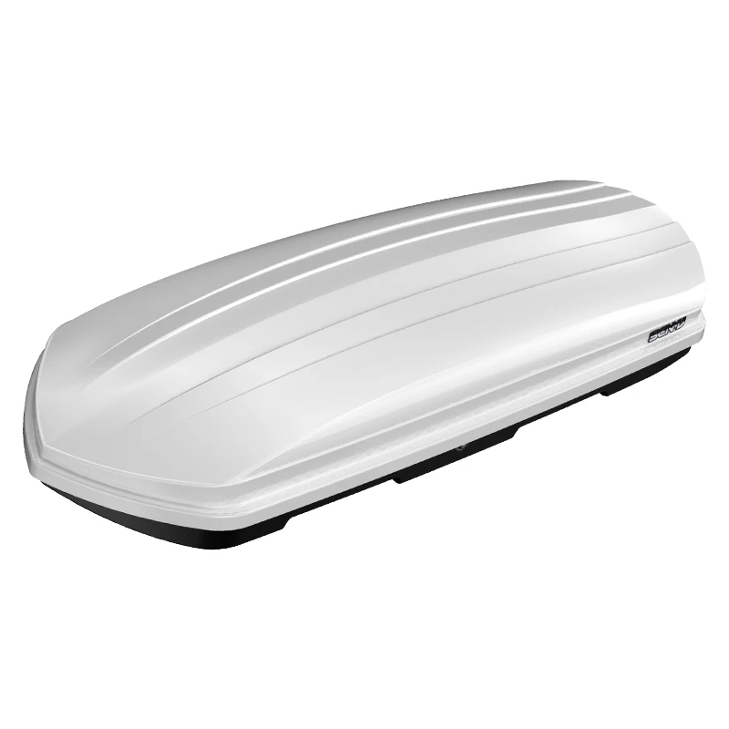 Heavy Duty Hard Roof Top Mount Car Storage Travel Luggage Box Cargo Carrier