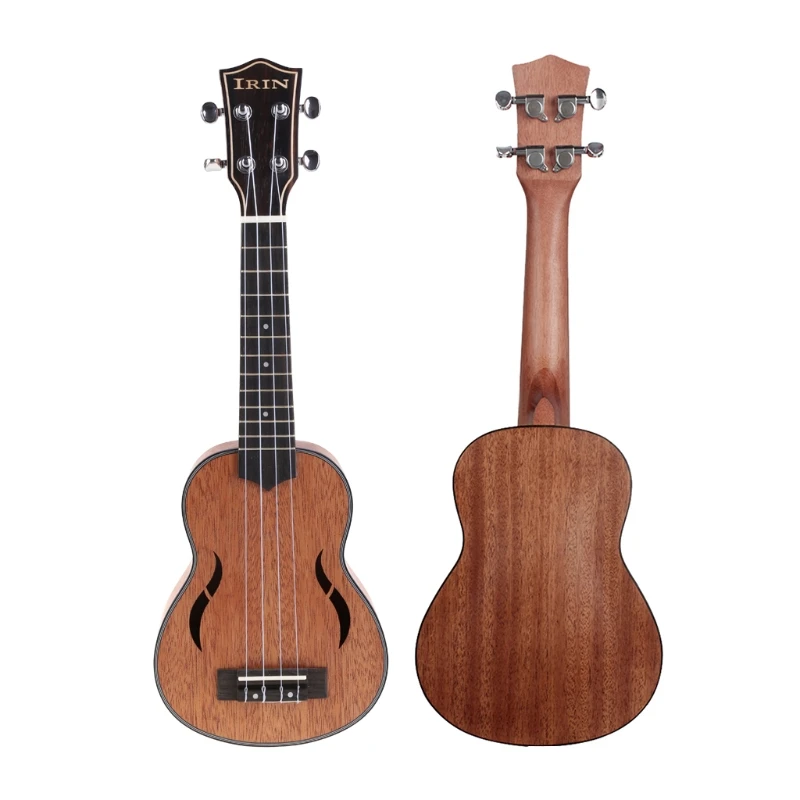 Beginners Hawaiian Ukulele Small Guitar 4 String Walnut Wooden Children Ukulele