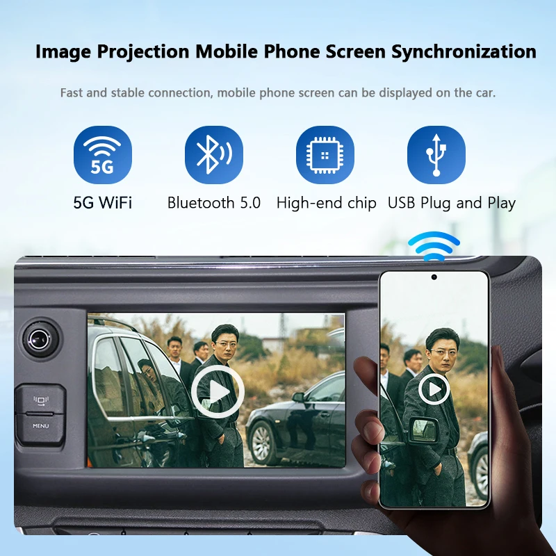 New WiFi Wireless Apple Carplay Android Auto For Peugeot&Citroen SMEG&MRN NAC 208 308 508 3008&C4 DS3 DS5 Support Reverse Camera