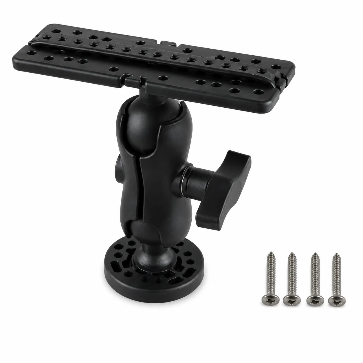360-degree-swivel-ball-mount-fish-finder-gps-bracket-adjustable-rotating-electronic-display-support-base-for-boat-kayak-yacht
