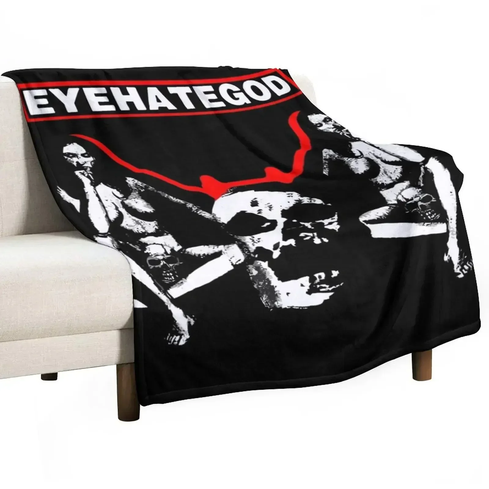 Eyehategod Throw Blanket Winter beds Fashion Sofas Giant Sofa Blankets