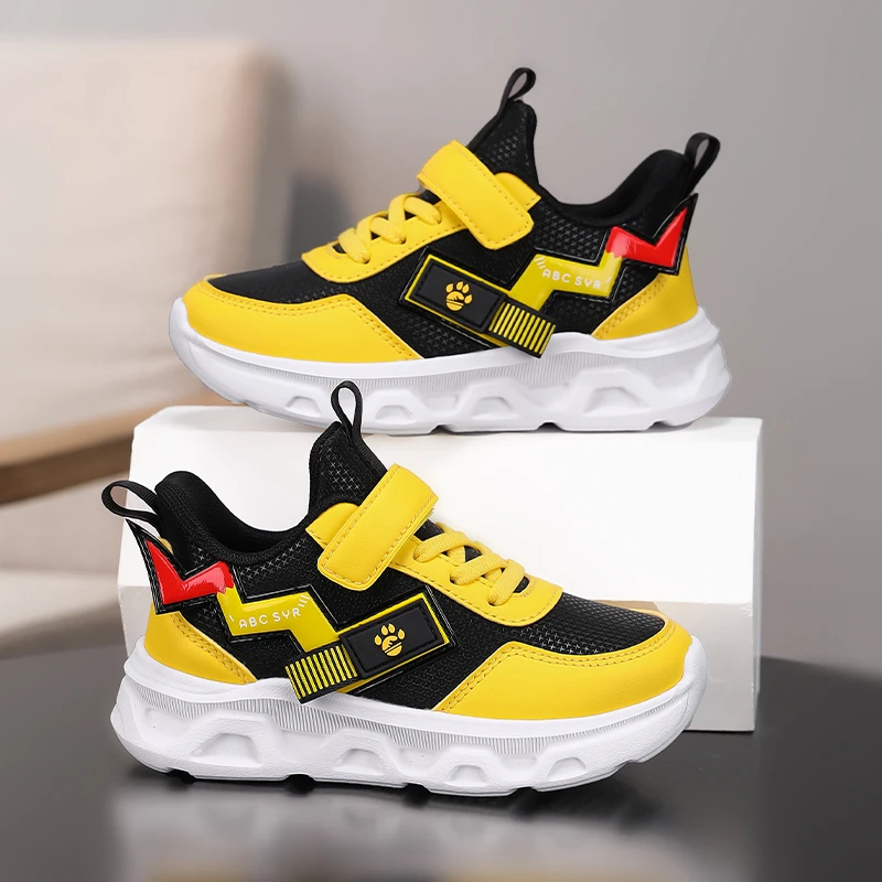 

Children Casual Shoes 2025 New Fashion PU Leather Sneakers for Kids Boys Girls Cute Cartoon Sports Shoes Lightweight Comfortable