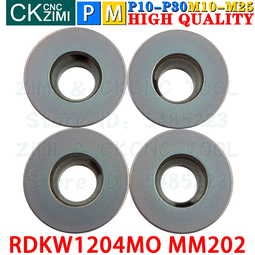 

RDKW1204MO MM202 RDKW 1204 MO MM202 Carbide Inserts Face Milling Inserts Indexable Milling Tools CNC Milling Cutter Metal Tool