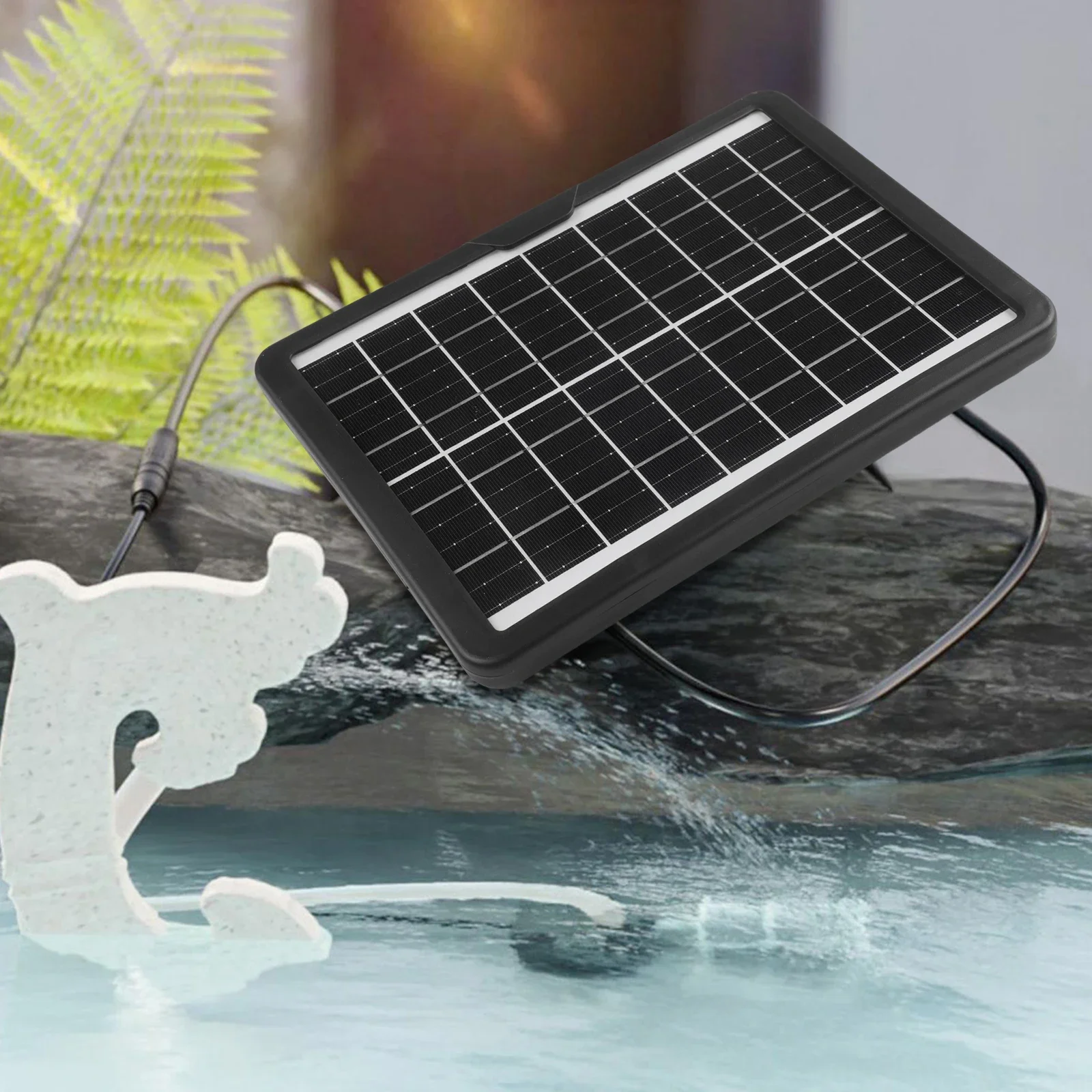 Aquarium Pump Solar Panel Outdoor Use Aquatic Applications Polysilicon Material 12V DC Voltage Efficient Power Generation