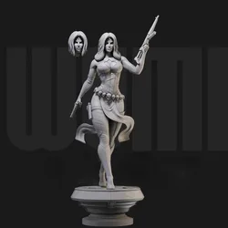 1/24 Resin Figure Model Kit Future Berserker Female Warrior Fantasy Miniature Diorama Toy Unassembled Unpainted Free Shipping