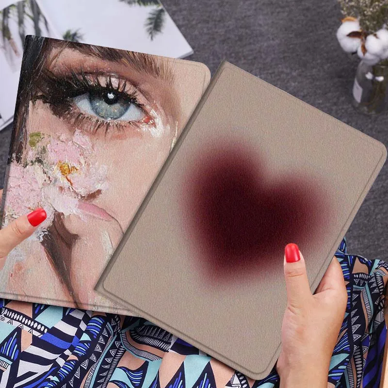 

Red Heart Pattern Design Tablet Case For Lenovo Xiaoxin Legion Pad Tab Pro GT Y700 Gen4 2 11 P11 M10 K10 3rd Plus Gen Gift