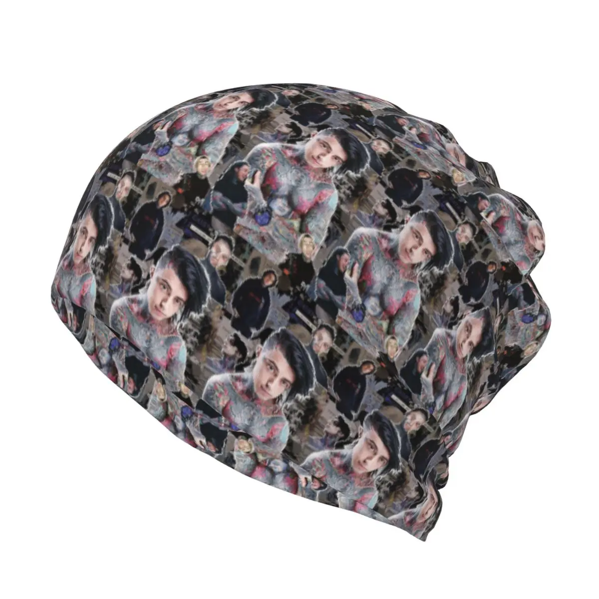 Ronnie Radke Photo Collage High Quality Bandana Neck Cover Wrap Scarf Warm Headband Beanies Hat for Men Women Adult Windproof