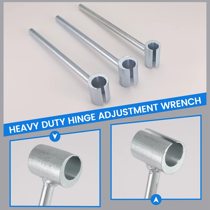 Door Hinge Repair Tool, Door Hinge Adjustment Tool, Heavy Duty Hinge Adjustment Wrench(3Pcs)