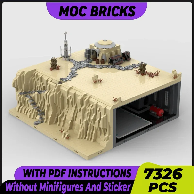 

Star Movies Model Moc Building Bricks Military Secret Base Technology Modular Blocks Gifts Christmas Toys DIY Sets Assembly