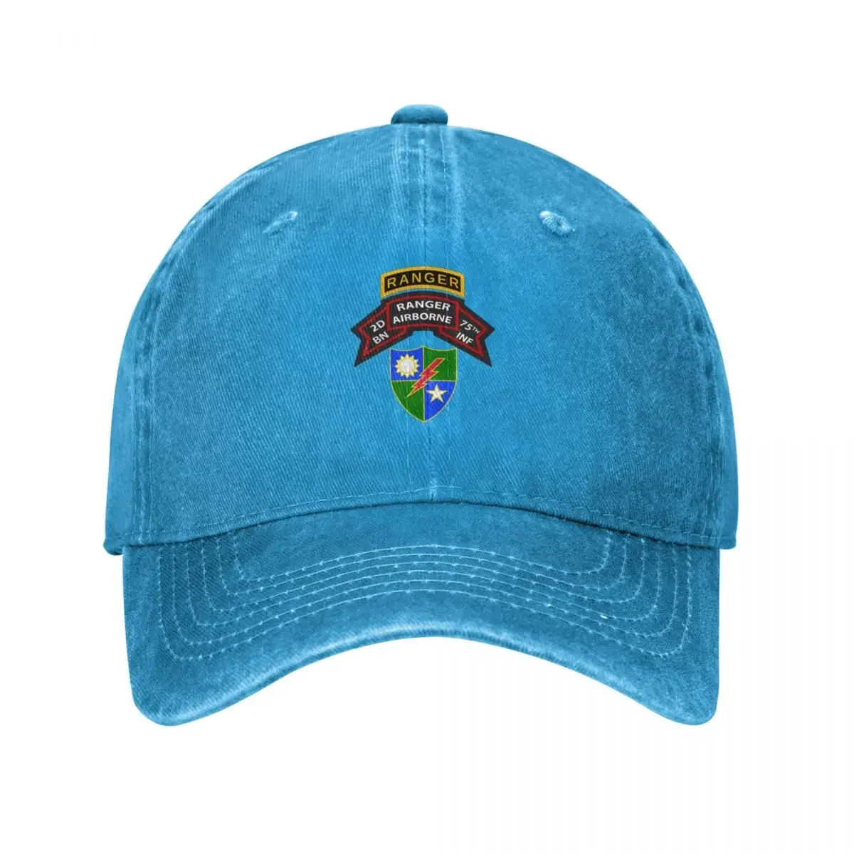 

2nd BN75th RangersAirborne Baseball Cap Hat Luxury Brand Visor Women's Beach Outlet 2025 Men's