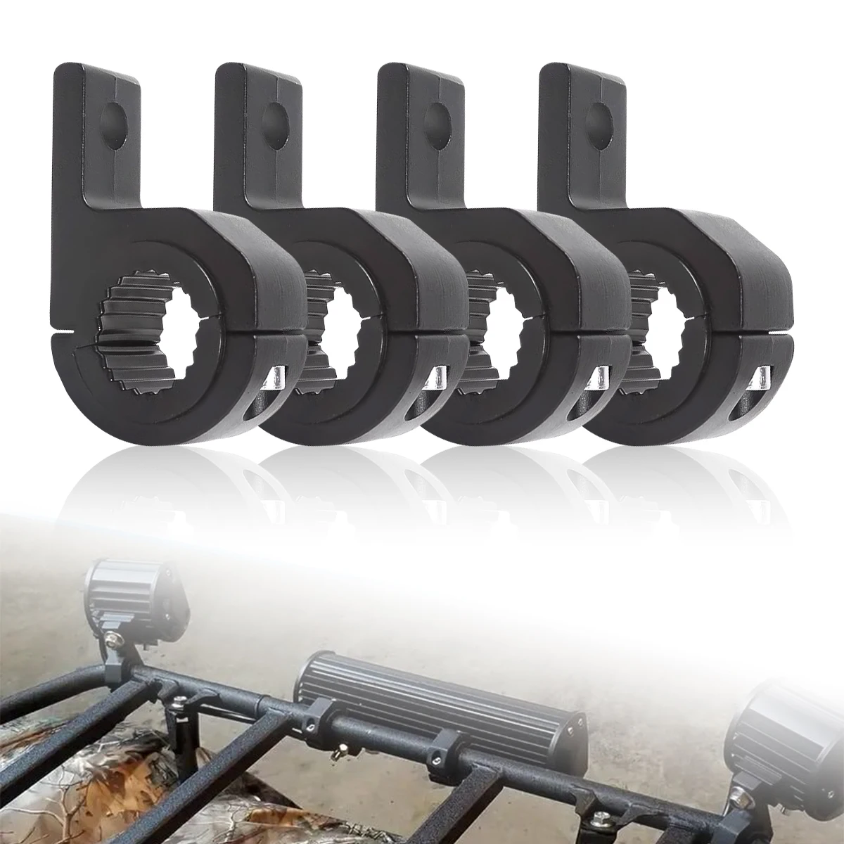 Motorbike Head Light Lamp Holder Support Adjustable 22mm-32mm Motorcycle Spotlight Tube Clamp Mount Bracket Accessories