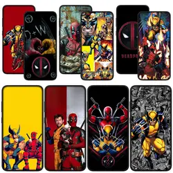 Marvel Comics Wolverine Deadpool for OPPO A17 A15 A16 A12 A53 A54 A57 A78 A79 A58 A38 A98 A94 A96 A74 A95 A77 A76 Cover Case